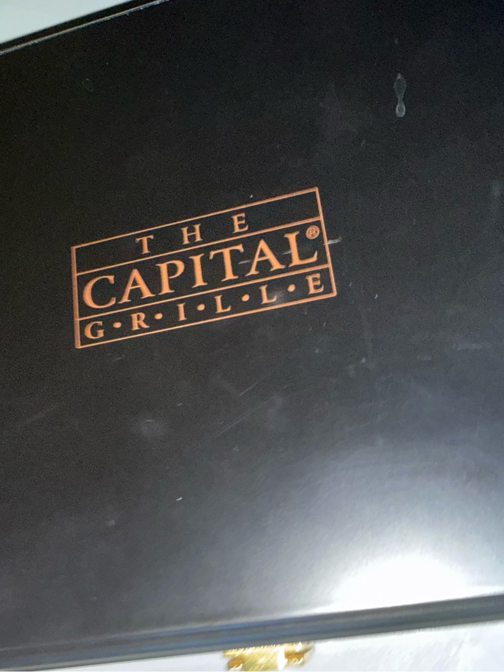 The Capital Grill Premium Black Handle Stainless Steel Steak Knife Set 4 Pieces - Picture 3 of 9
